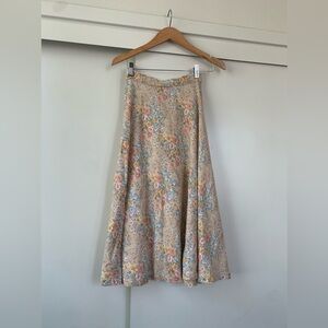 Vintage Floral Skirt
